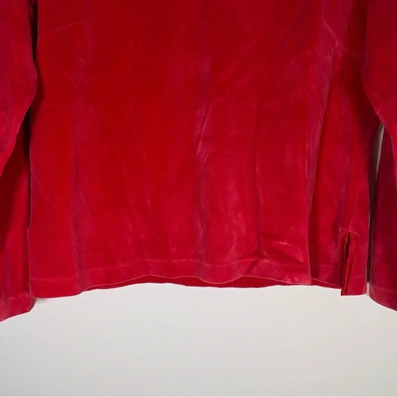 Saint John’s Bay Red Soft Fleece Size Medium - Picture 3 of 6